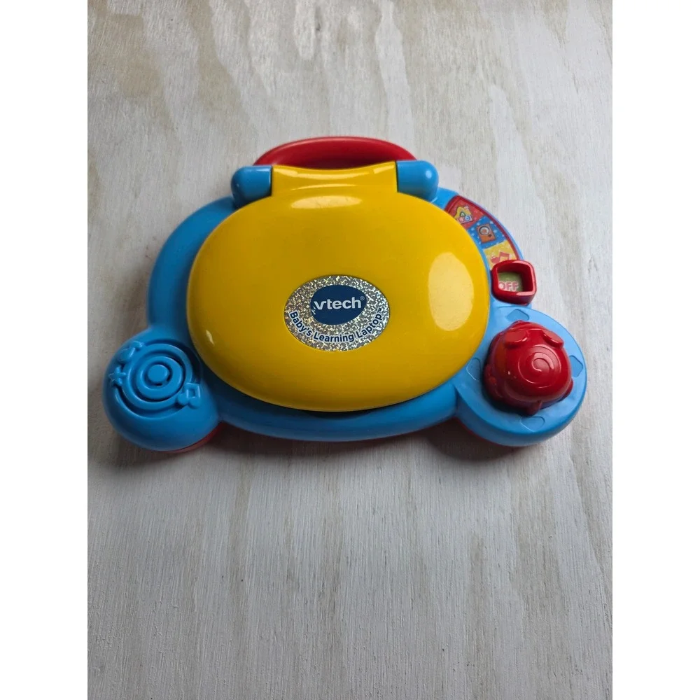 VTech Baby's Learning Laptop Blue Yellow Red Educational Toddler Toy Classic